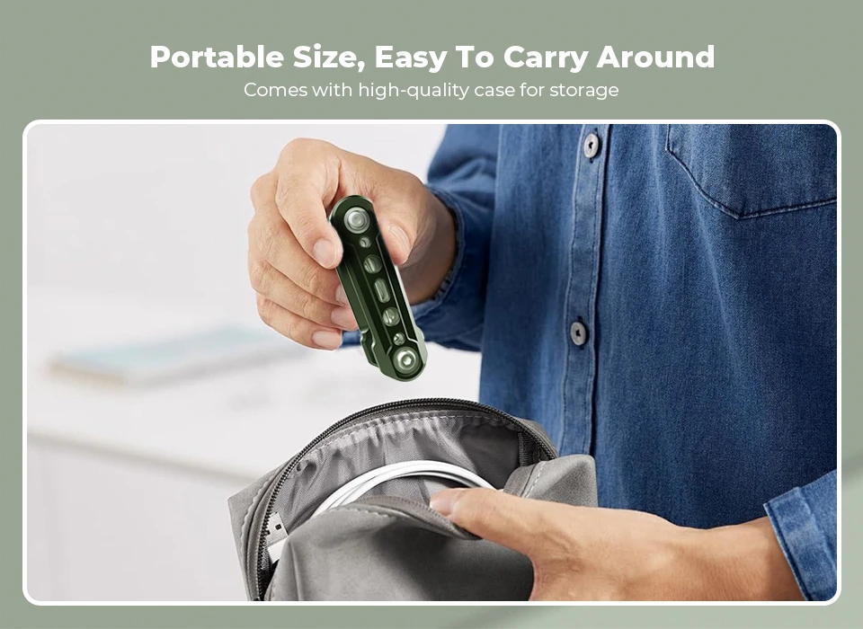 Universal DSLR Camera Rig Folding 6-in-1 Tool Set with Screwdrivers and Wrenches