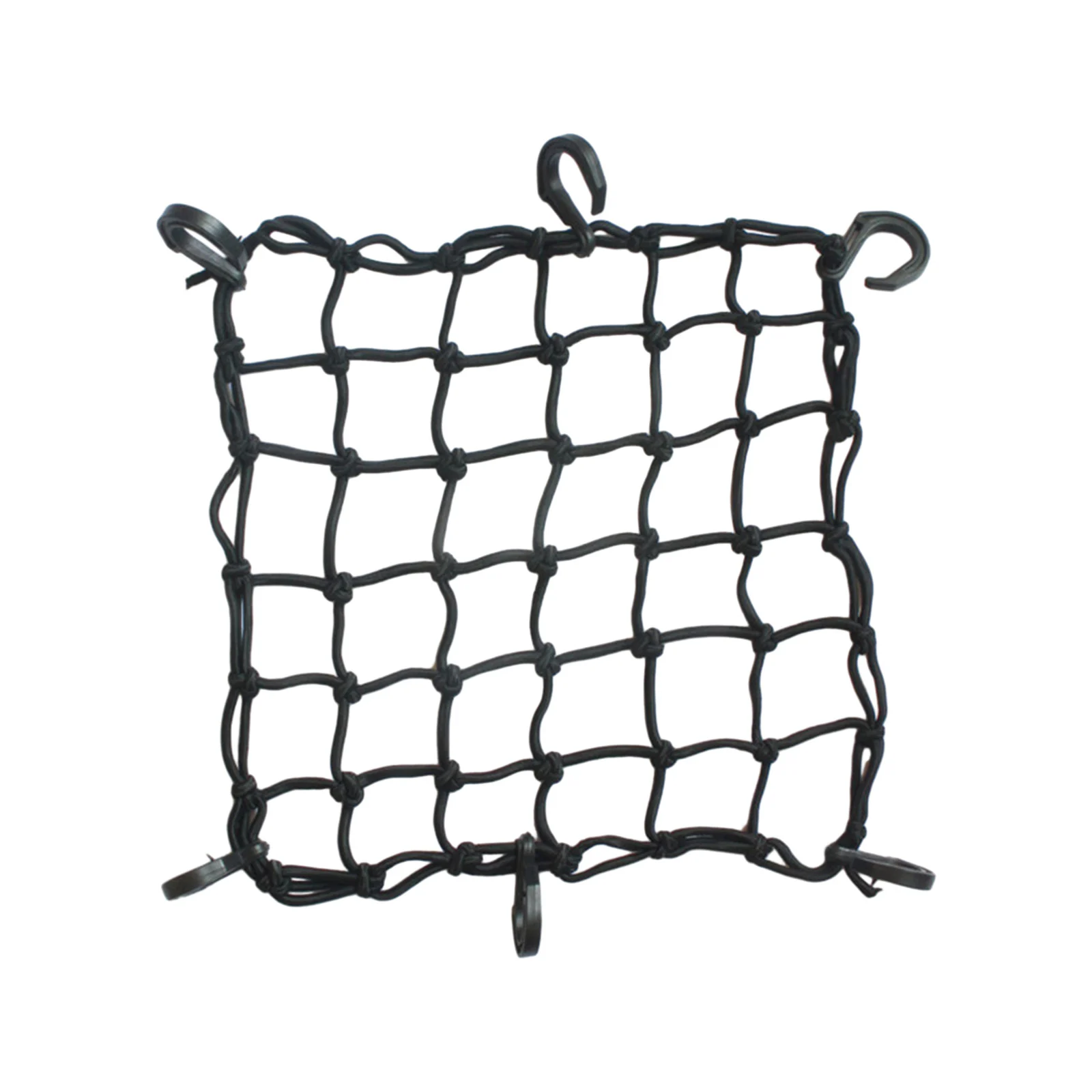 Motorcycle Storage Luggage Mesh Pocket Nets 30x30cm Small Mesh Accessories Elastic Organizer Storage Pouch Stretchable Net motorcycle cargo net motorcycle bungee net motorcycle luggage net