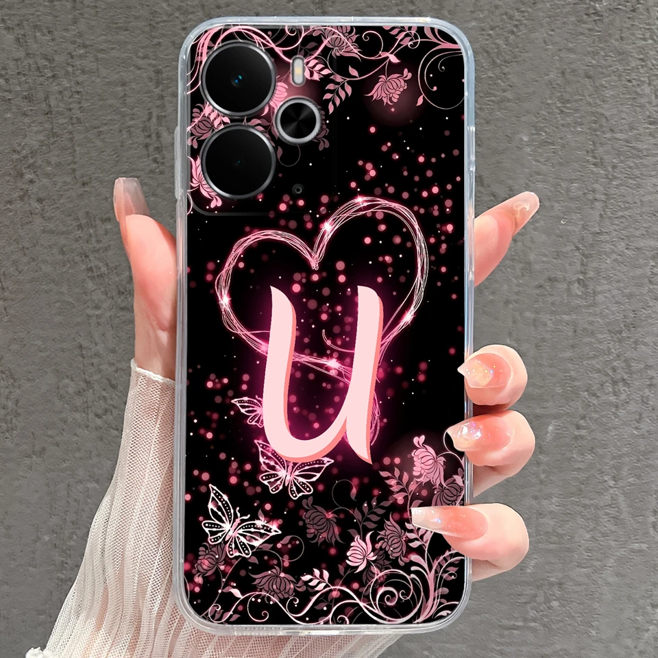 Sparkling Butterfly Shockproof Non-slip Transparent Phone Case Housing