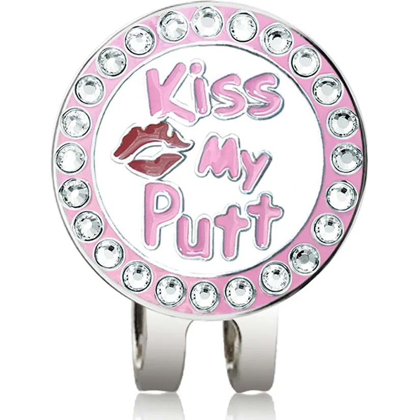 Golf Ball Marker Magnetic Hat Clip for Women by Girls Golfer