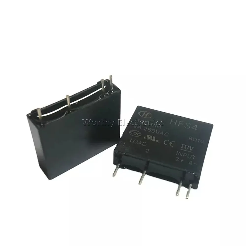 

Free Shipping 10PCS/LOT 12VDC 2A 4PIN Relay HFS4-12D-OM