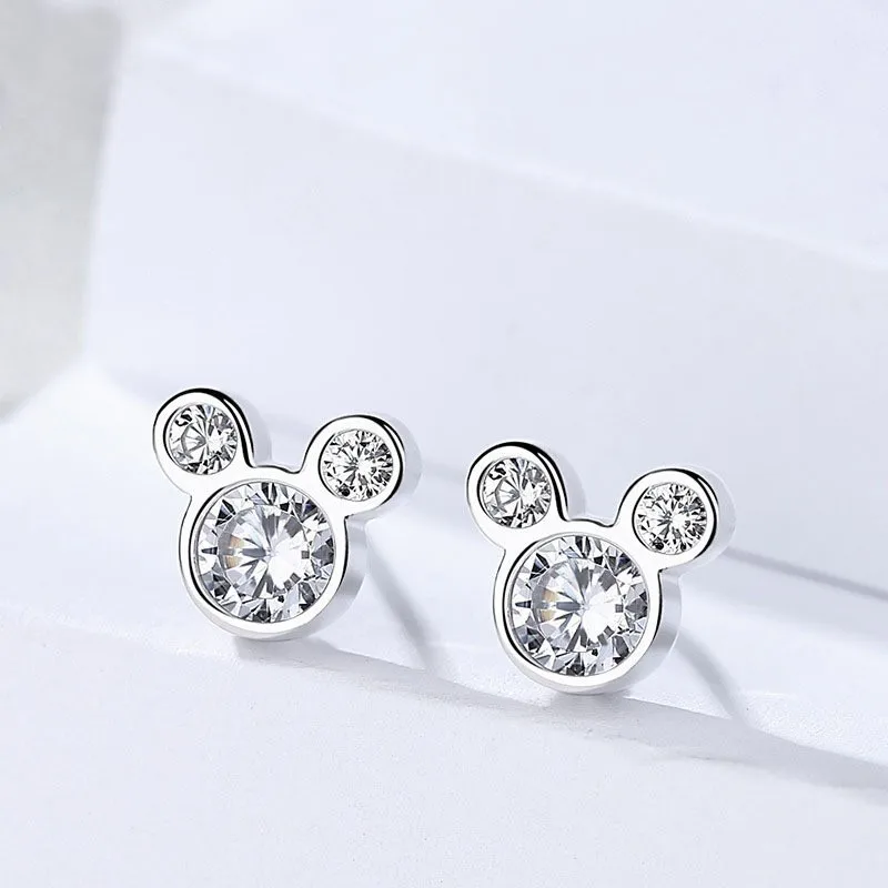 925 Sterling Silver Earrings Jewelry Wedding Engagement Party Gifts