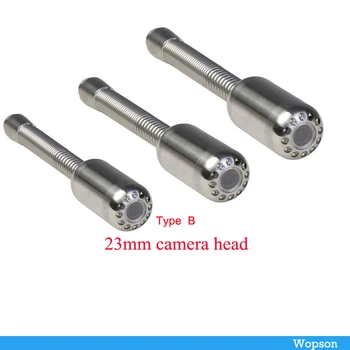 23mm Pipe Drain Sewer Inspection Camera Head Replacement With 12pcs LED Lights with repair parts 1