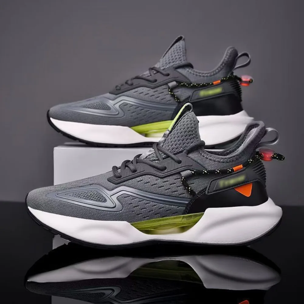 Mens Sports Shoes Running Breathable Shock-absorbing Soft Sole Casual