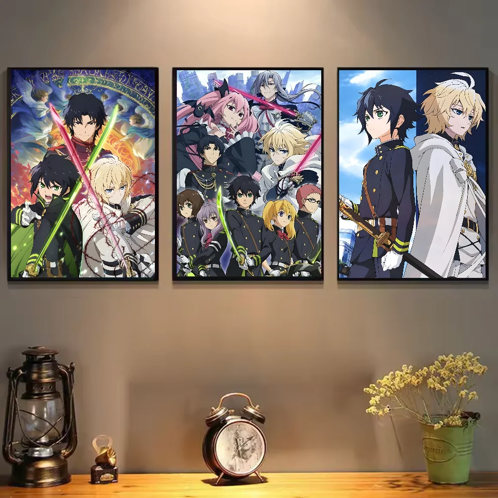 Anime Seraph of The End Poster HD art sticky wall waterproof home living room bedroom bar aesthetic decoration