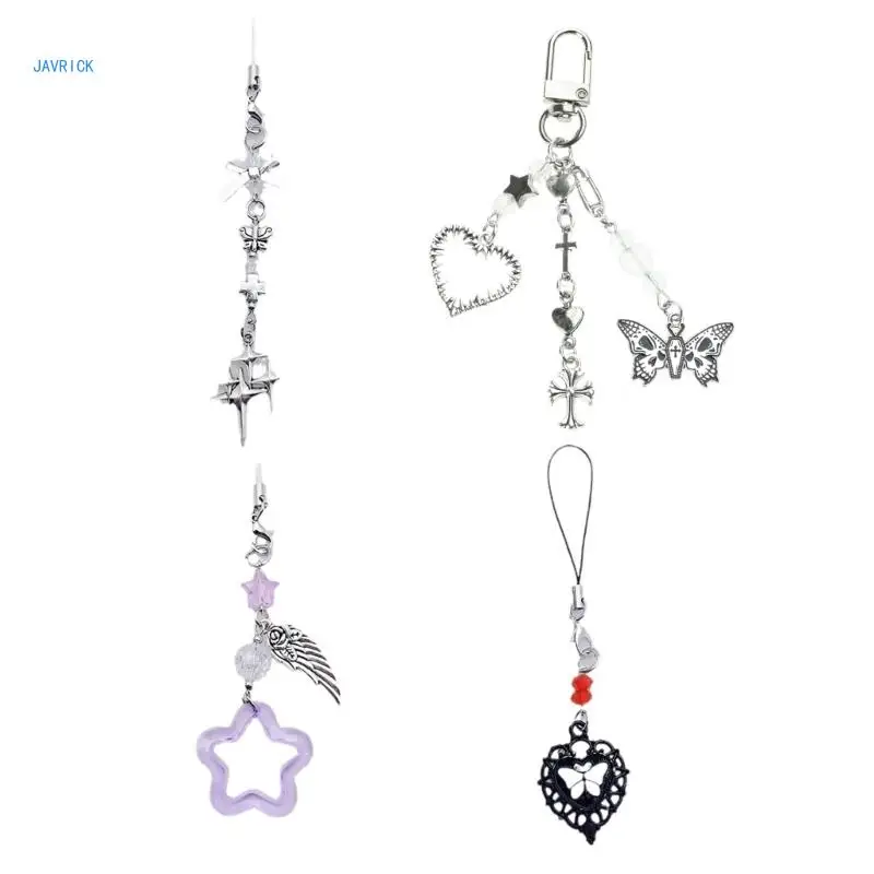 

Star Heart Butterfly Bowknot Hanging Pendant Phone Strap Bag Decoration