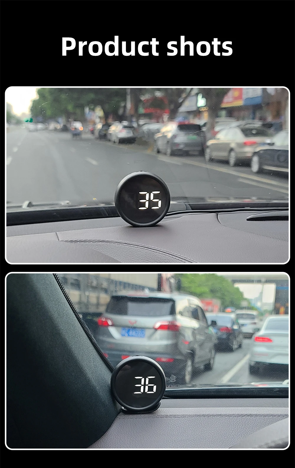 G1 GPS Car HUD On-board Computer Head Up Display Digital Speedometer Gauge Compa