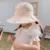 Beach Hat for Kids Summer Baby Bucket Cap Wide Brim UV Protection Panama Cap Outdoor Summer Baby Accessories for Beach Sun Hat 11