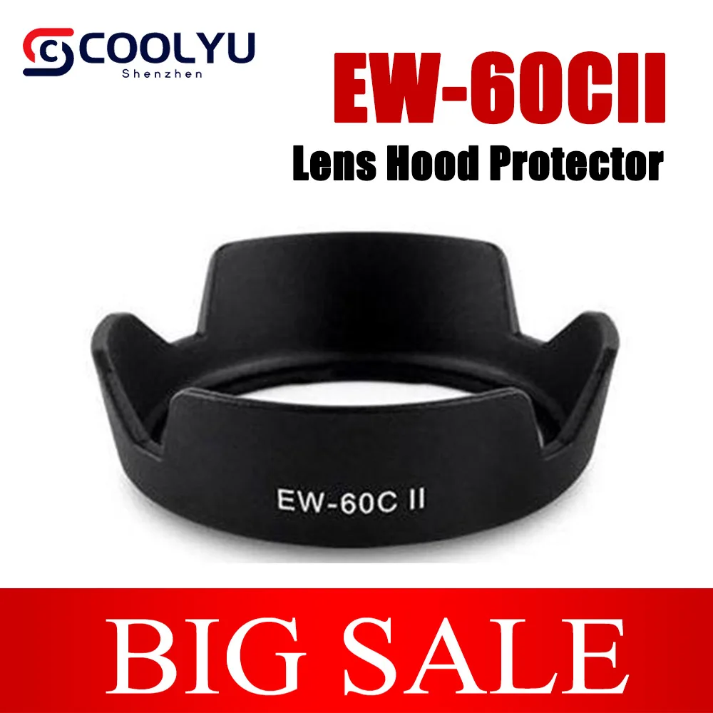 

EW-60C II Lens Hood Cover Cap Protector For Canon EOS 1D 5D 6D 7D 10D 20D 30D 300D 350D 400D 450D 500D 550D 600D Accessories