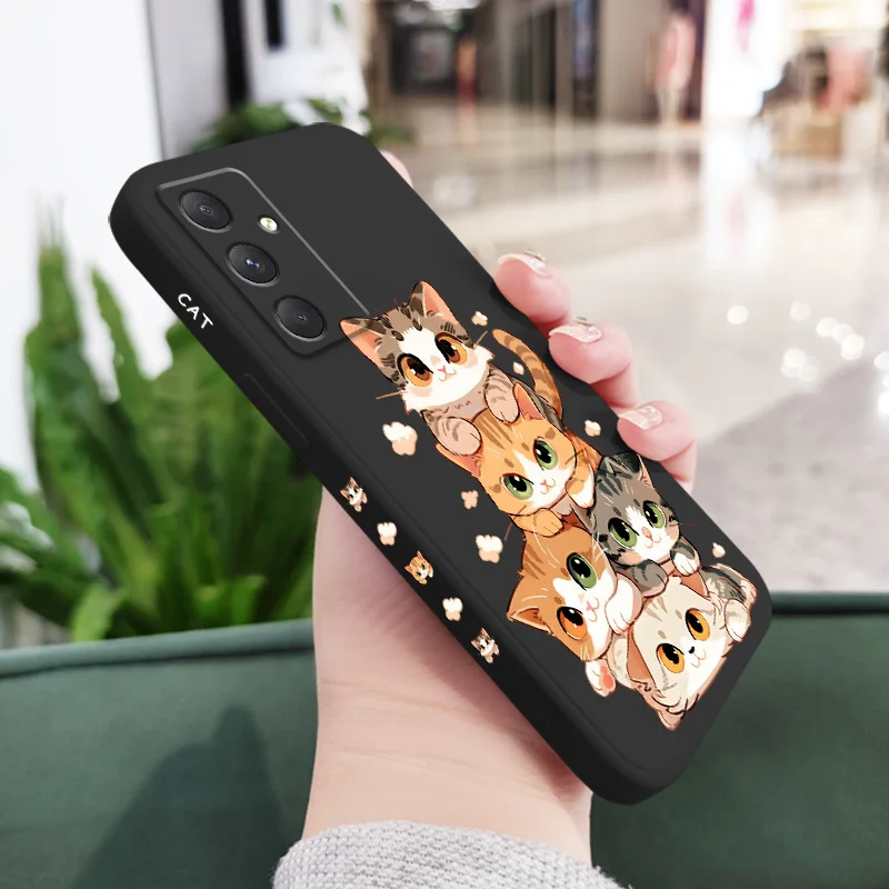 Adorable Soft Cat Design Phone Case