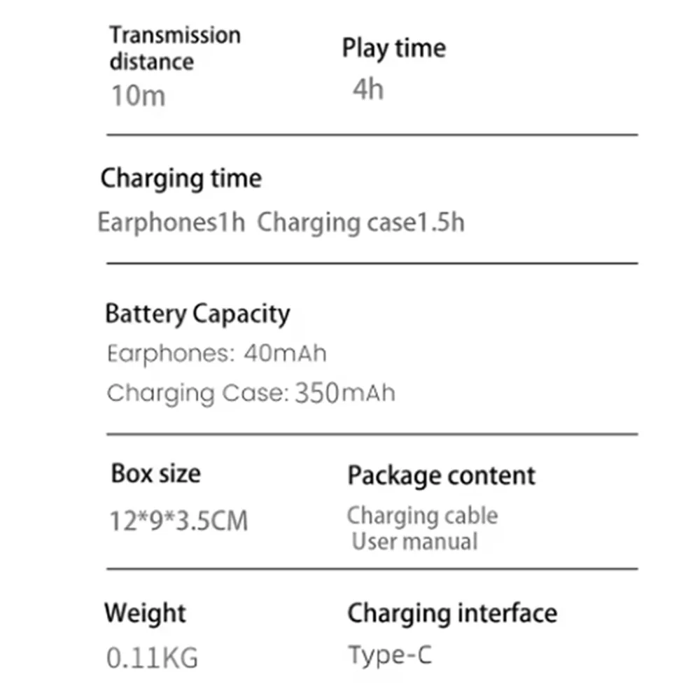 AI Real-time Language Translation Earphones Translator Earbuds 144 Languages Real Time AI Voice Translator Support Online