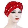 KepaHoo New Head Scarf For Muslim Women Solid Cotton Turban Bonnet Hijab Caps White Pearl Inner Hijabs Femme Musulman Arab Wrap 1