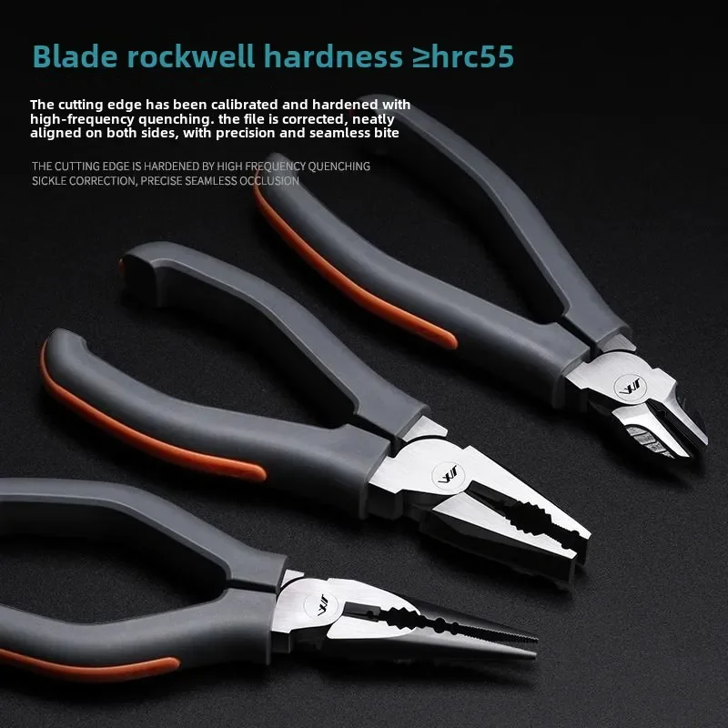 JIMIHOME Multifunctional Pliers Wire Stripper/Diagonal Cutting Pliers/Needle Nose Pliers for DIY Production, Home Repair 3