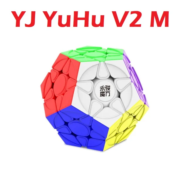 [Picube] YJ Yuhu Magnetic Megaminx Stickerless Speed Cube Speed Puzzle Cube Yongjun Yuhu V2 M Megaminx Cube Puzzle Toys YJ 1