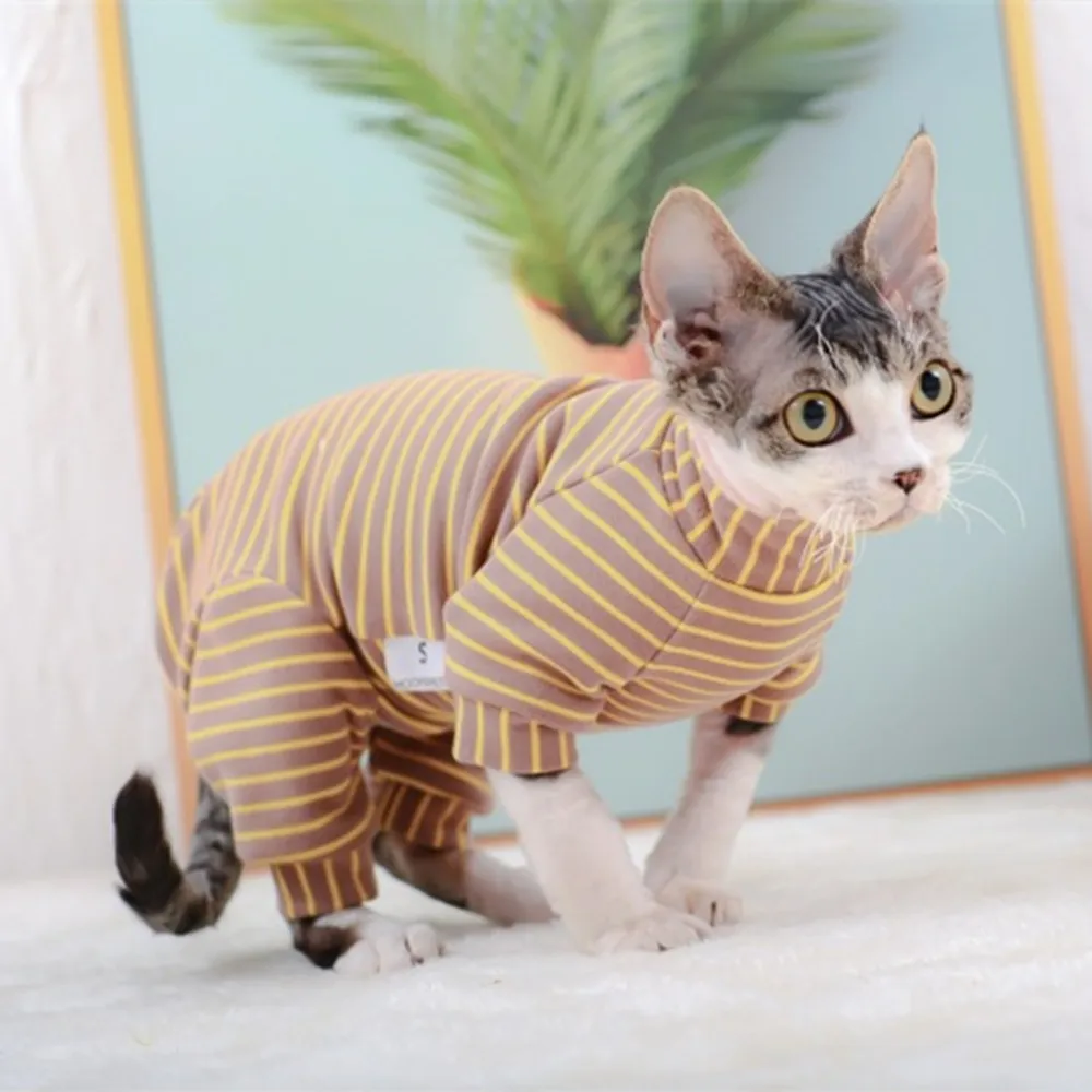 Clothing for Sphynx Cats | LV Pajamas for Cats, Two Styles Pajamas