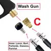 High Pressure Wash Hose Connector Outlet Swivel Adaptor M22 Quick Connect For Karcher Lavor Bosch Nilfisk Stihl Anti Winding 6