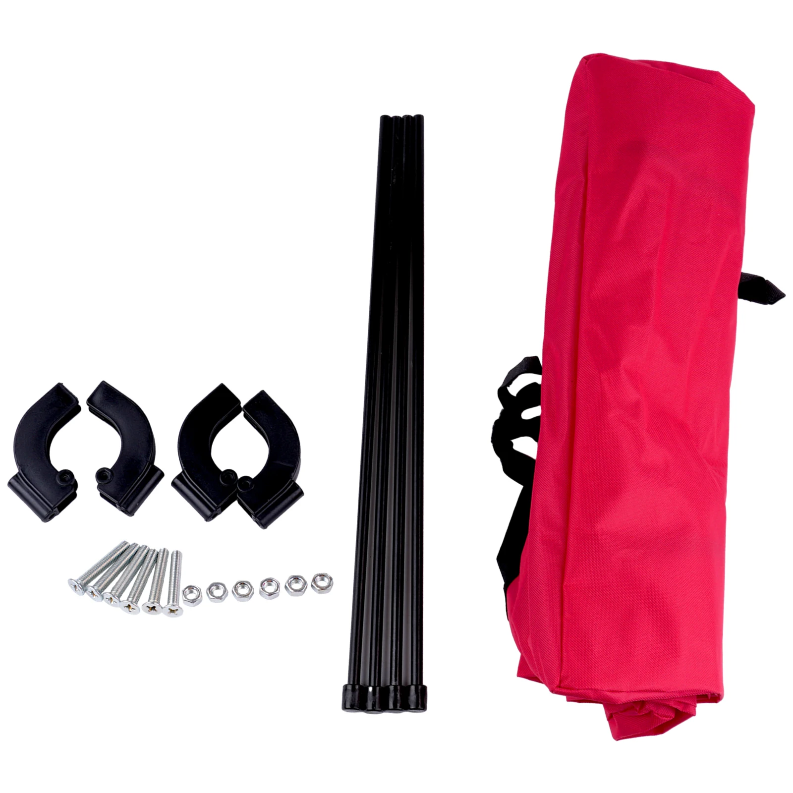 Awning Canopy Garden Wagon Attachment Sun Shade Cover Trolley Cart Shelter Porch Front Rain Roof Gazebo awning canopy