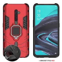 Magnetic Anti-Shock Proof Phone Cover for OPPO RENO3 Pro (F7Red)