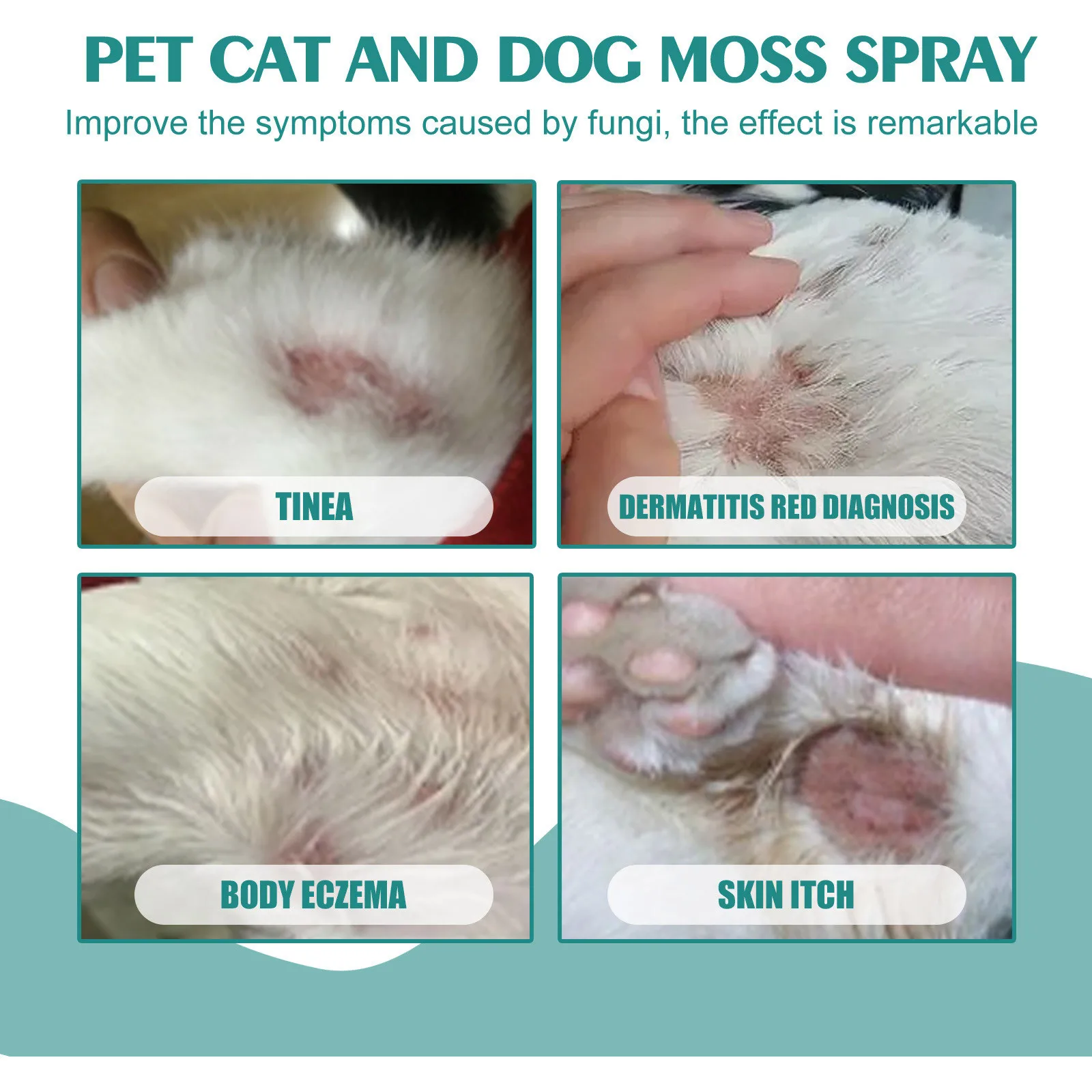 30ml Pets Anti-Itch Relief Spray Skin Care For Dogs Cat Itchy Sensitive