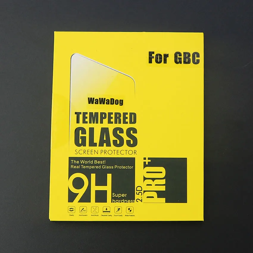 YuXi Anti Scratch Tempered Glass Gameboy Advance Color GB GBC GBA GBP GBA SP Console Screen Protector Film Guard