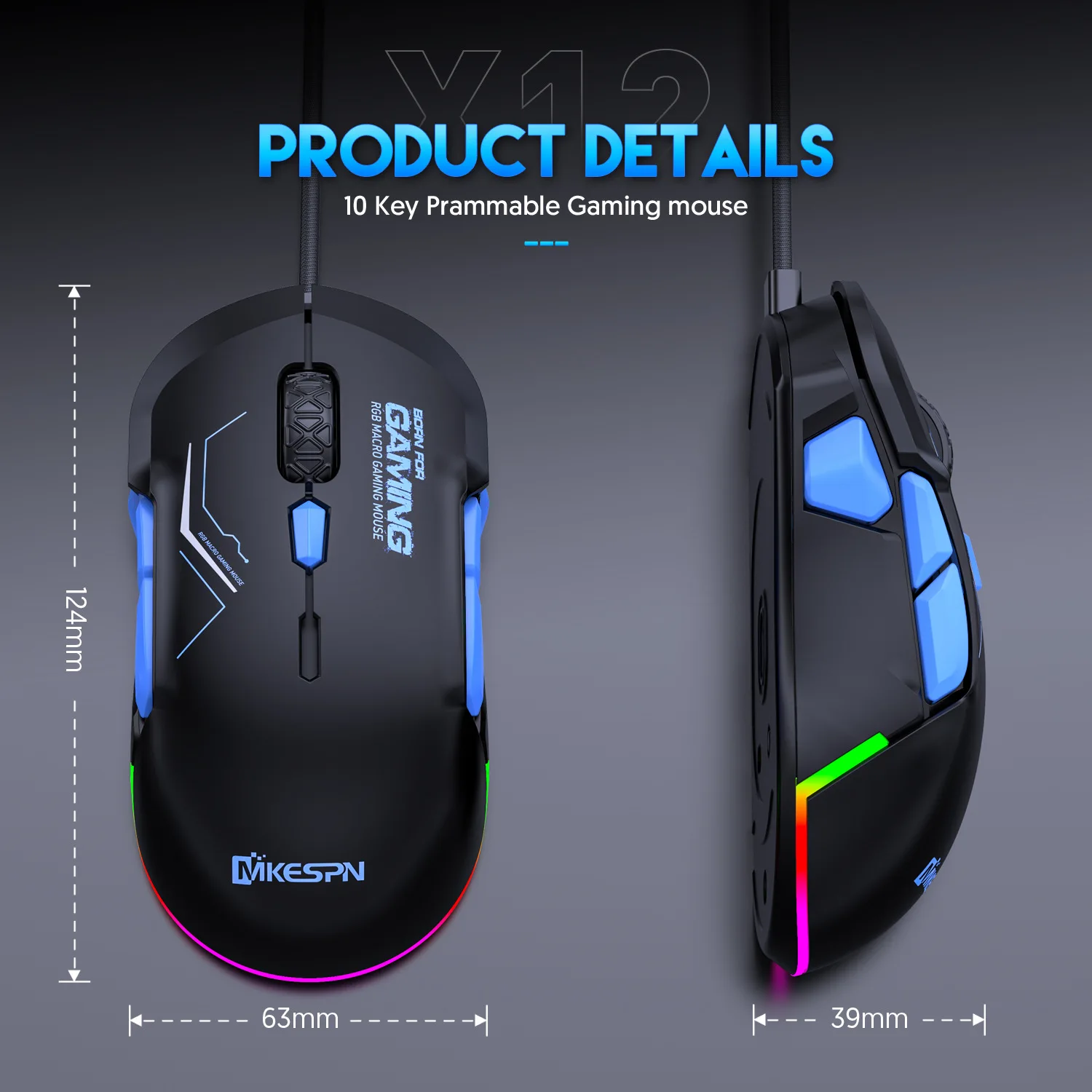 souris de jeu partenaires ug right and stores lumière max niveaux