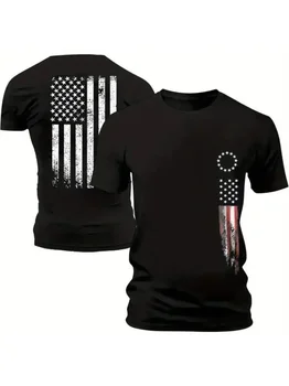 American Flag Double Side Men's T-Shirt
