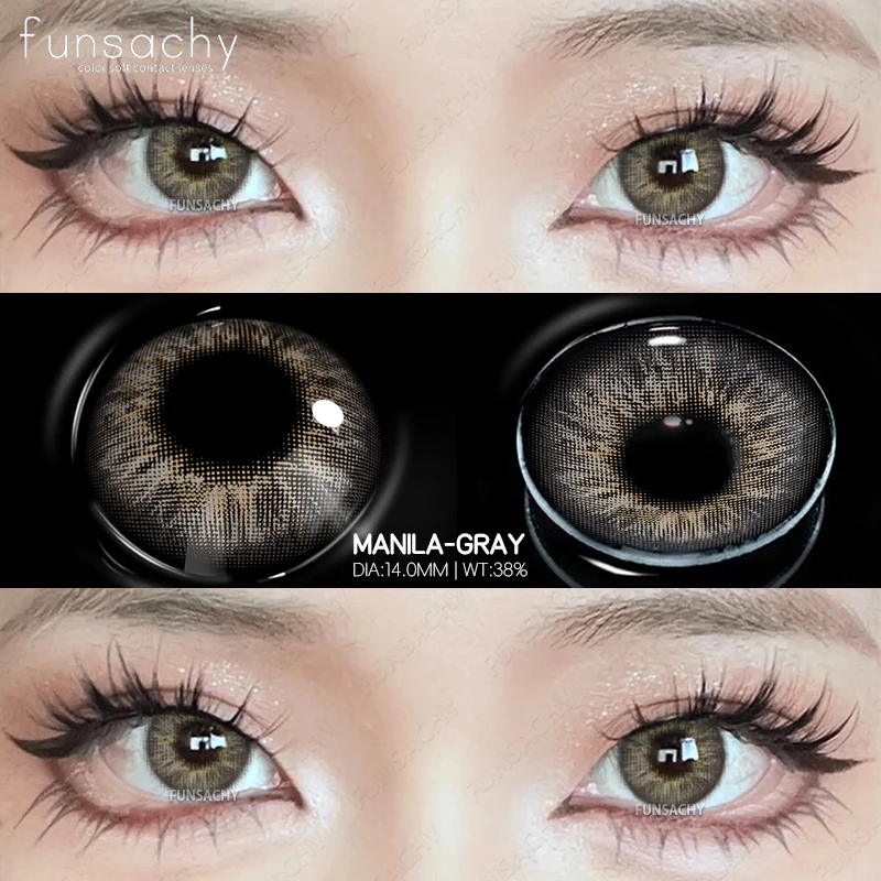Vibrant Natural Colored Contact Lenses - Blue & Green Hues
