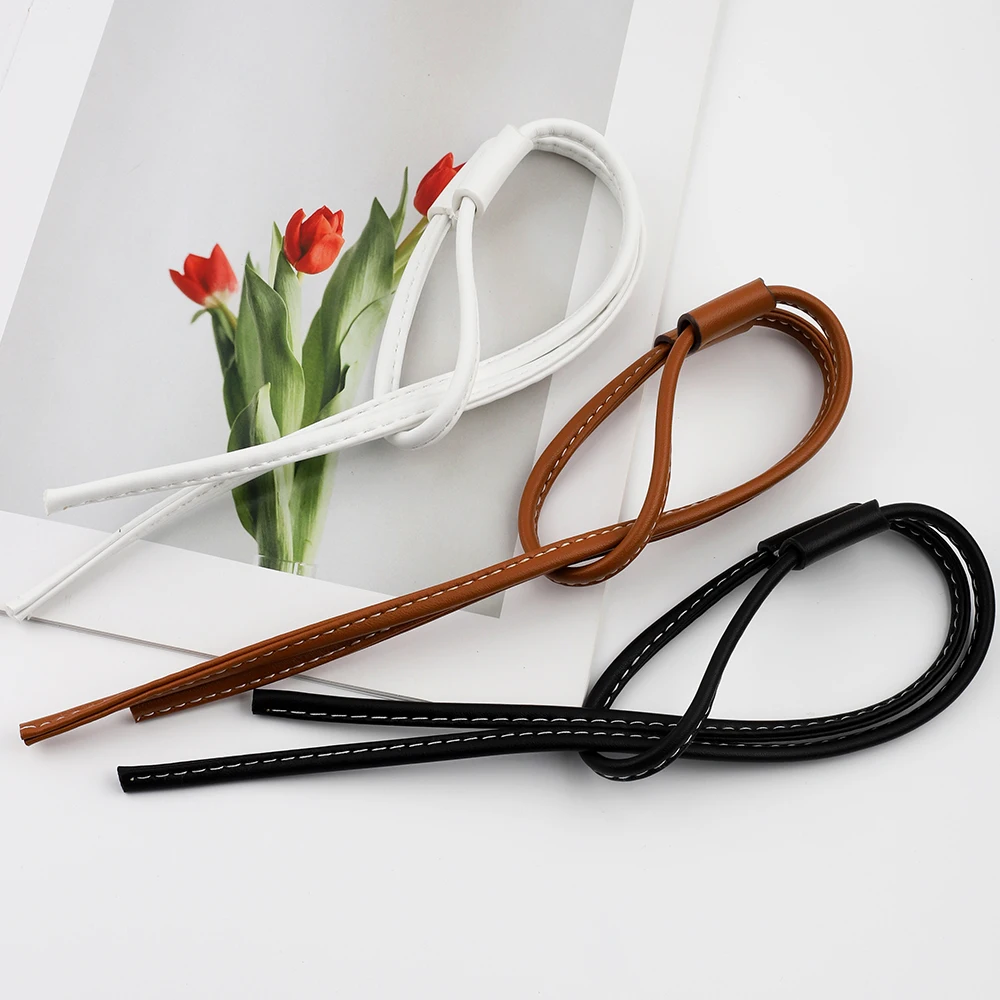 1Set Drawstring Shoulder Bag Straps Rope Handbag Handles Replacement Backpack Beam Pocket Accessories for DIY Bucket Bag