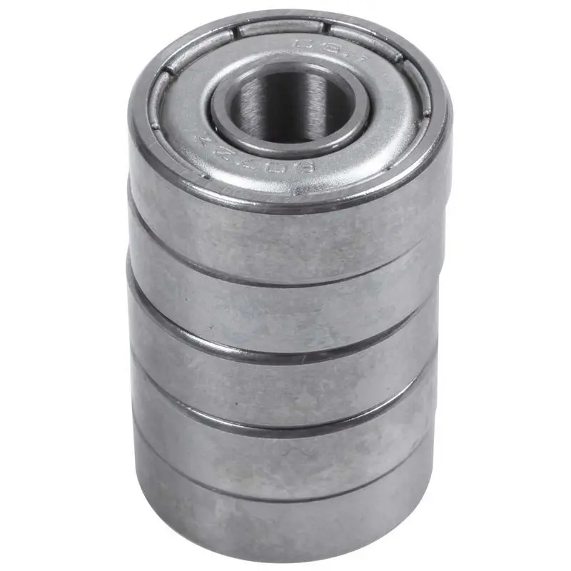 607Z 7 x 19 x 6mm Double Shielded Deep Groove Ball Bearings 5 Pcs