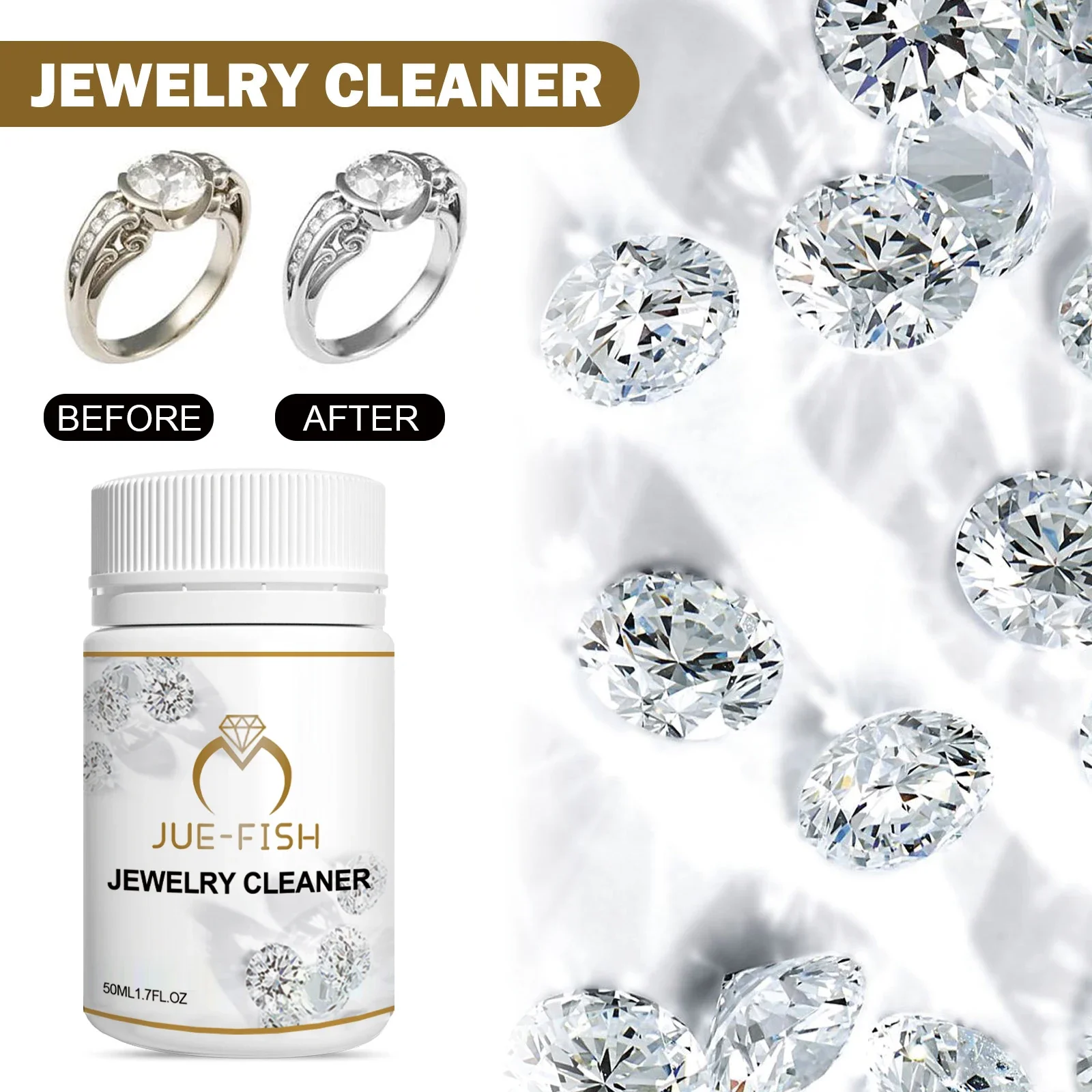 Jewelry Cleaner Stain Removal Liquid Set