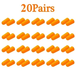 Premium Noise Reduction Foam Earplugs - Superior Comfort for Sleep and Work (20 Pairs)