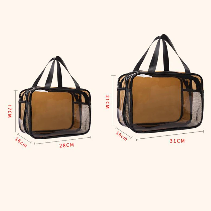 Women Portable Travel Wash Bag Female Transparent Waterproof Makeup Storage Pouch Large Capacity Cosmetic Organizer Beauty Case 4