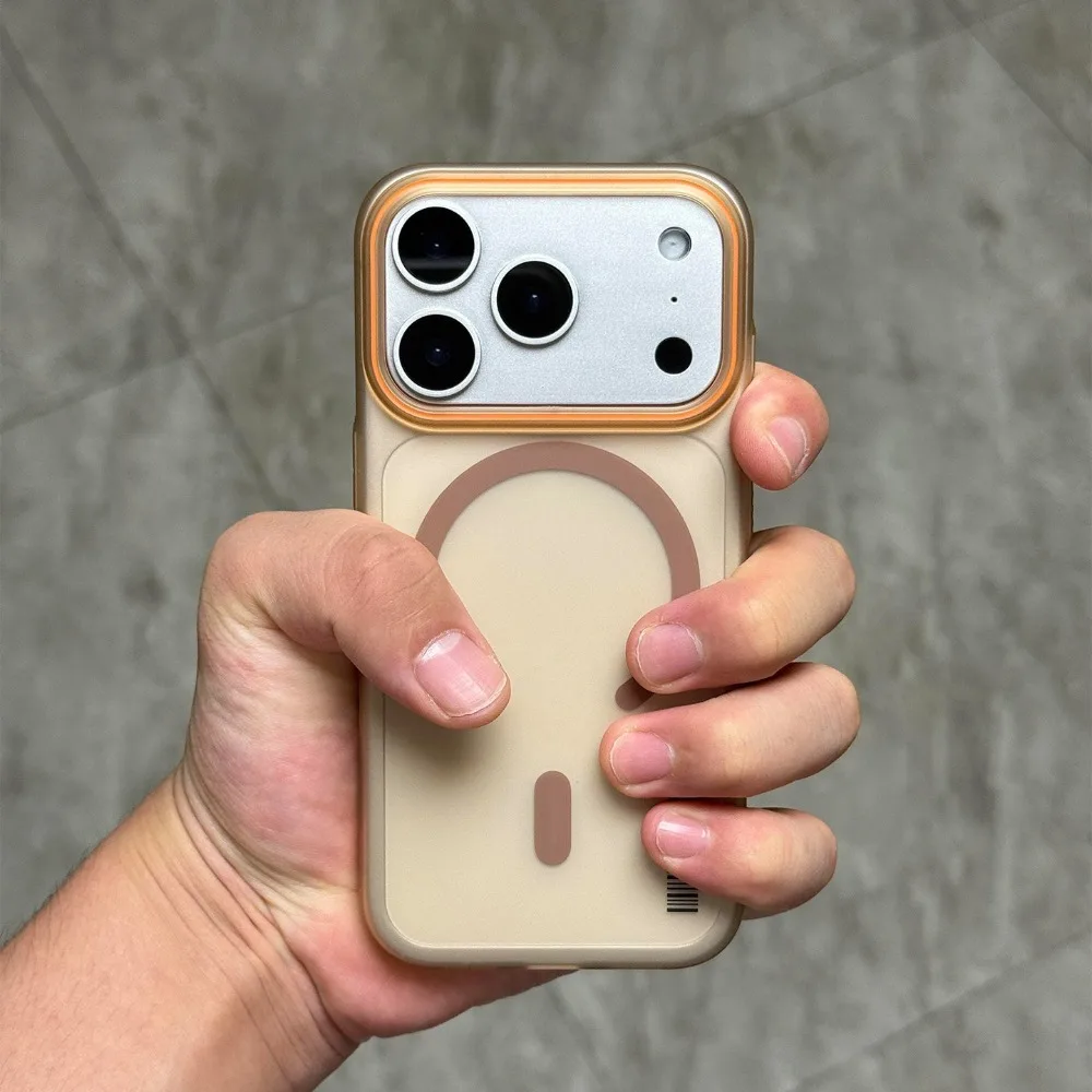 Luxury Matte Hard Case with Magnetic Translucent Frosted Finish