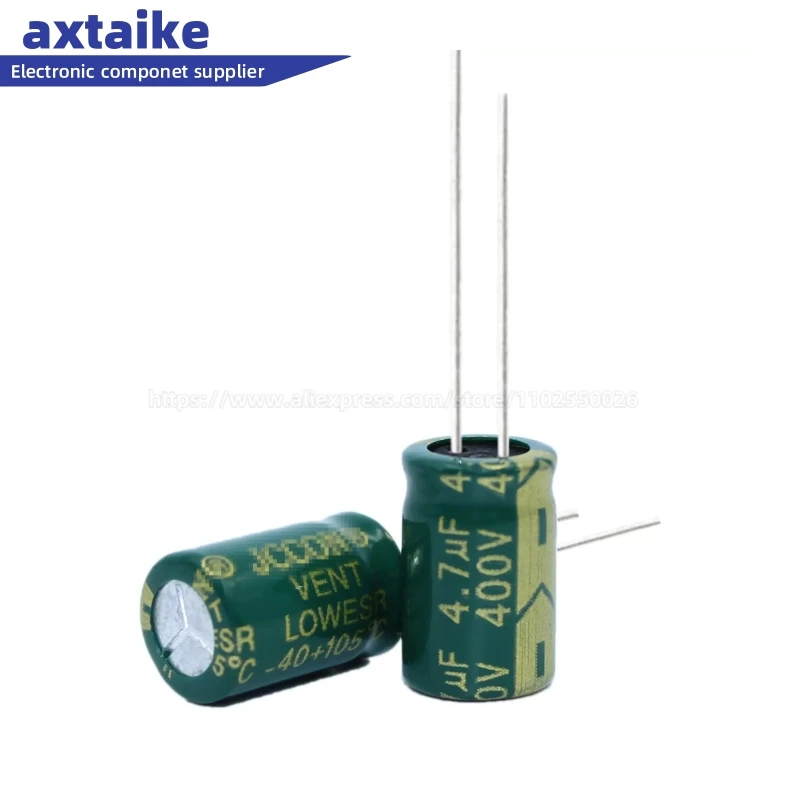 50PCS 4.7UF 50V 160V 250V 400V 450V 5*11MM 8*12MM High Frequency Low ESR Aluminum Electrolytic Capacitor DIP 20 50pcs 4 7uf 50v 160v 250v 400v 450v 5 11mm 8 12mm high frequency low esr aluminum electrolytic capacitor dip