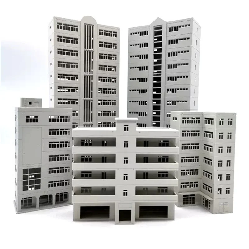 Outland Models Ruinen-Gebäude Für Modelleisenbahn N Scale – Beschädigtes Bürogebäude