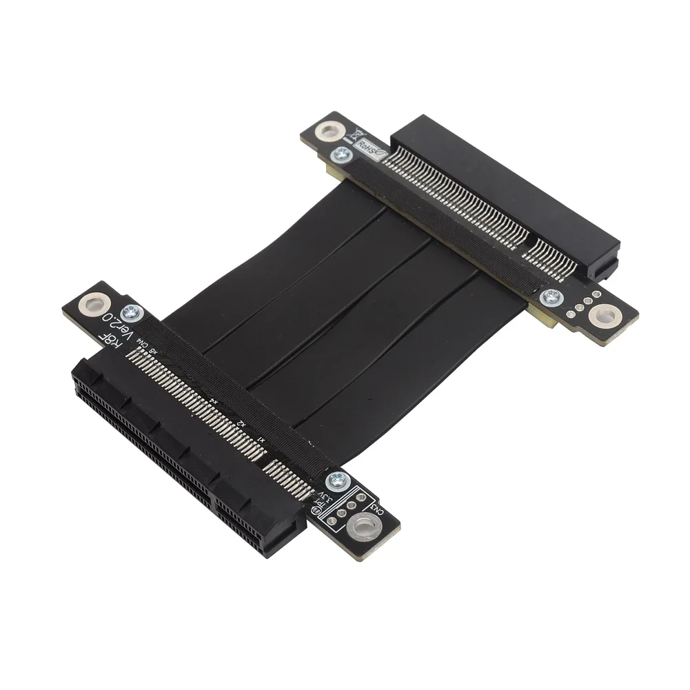 Conectores Fêmea para Fêmea Cabo de Extensão Direto de Sinal Server Gpu Pci-e 8x Extender Adt R88ff Pcie 3.0x8 Riser - Imagem 2