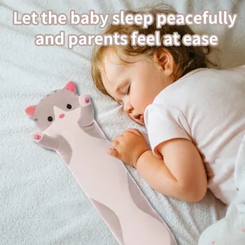 긴 몸 고양이 베개, 귀여운 부드러운 봉제 인형, 동물 낮잠 쿠션, 홈 장식, 잠자는 포옹 장난감, 어린이 생일 선물, 50cm