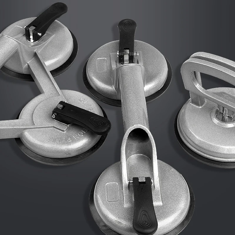 Floor Tile Sucker 1-3 Jaws Aluminum Alloy Suction Cup Tiles Powerful Holder Ceramic Tile Class Vacuum Heavy Handling Tools glass suction lifter