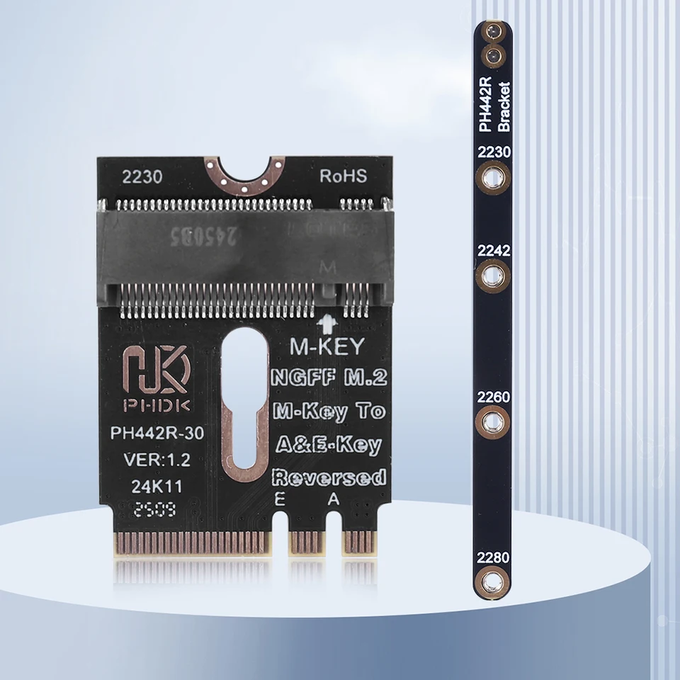 M2 A E Key to NVME SSD Adapter PCIe 4.0