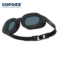 COPOZZ Myopia Swimming Goggles Men Women Adult Swim Goggle Professional Anti Fog Pool Swimming Glass Diopter Zwembril -1.5 to -7 1
