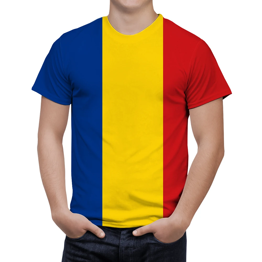 Romania Flag Eagle Totem Graphic T Shirt For Men Football Team Jersey Soccer Club T-shirt Rumania Emblem Tops