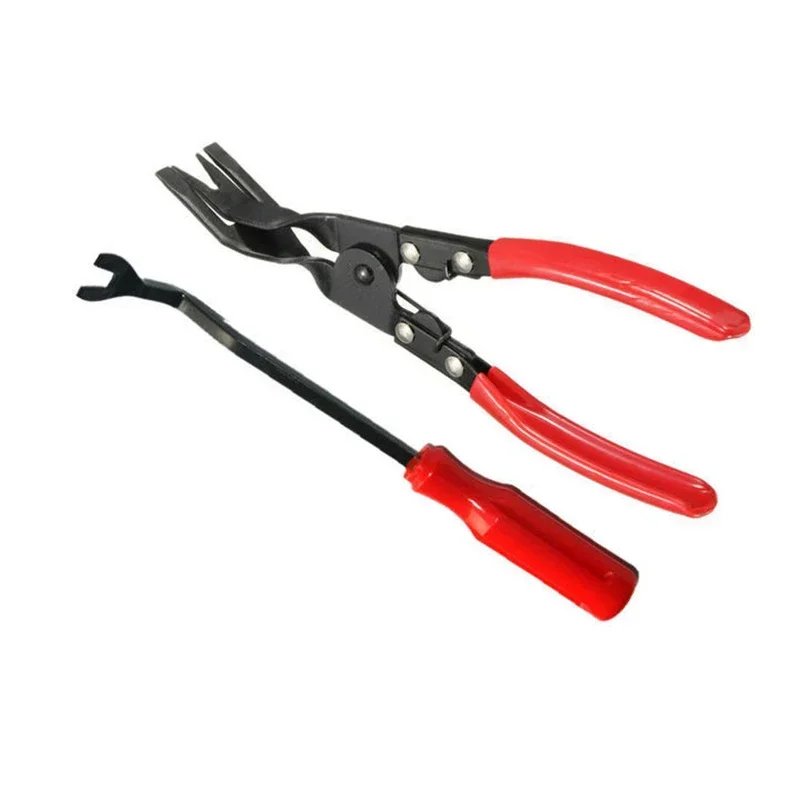 

1/2PCS Car Headlight Repair Installation Tool Trim Clip Removal Pliers Van Door Panel Fascia Dash Upholstery Removal Repai Tool