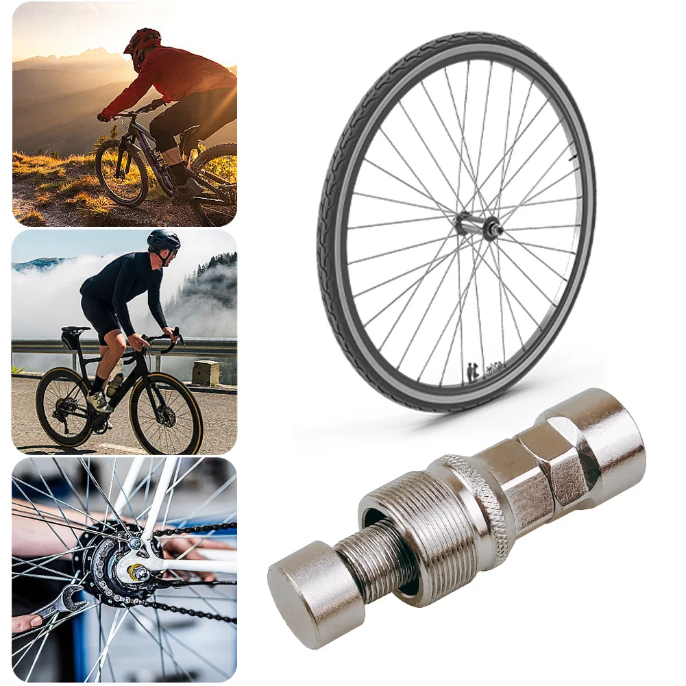 Bicycle Crankset Removal Tool Metal Bicycle Bottom Bracket Axis Remover MTB Road Bike Crank Puller for Bikes Repair Maintenance