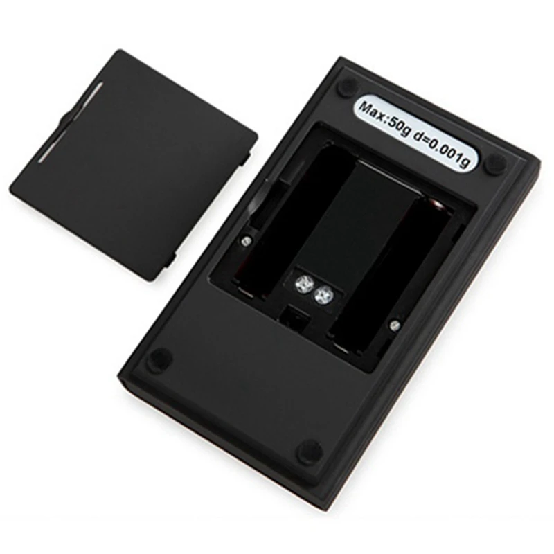 정밀 전자 체중계 디지털 체중계 포켓 체중계, 50G 보정 무게추 LCD 디스플레이, 50G, 0.001G