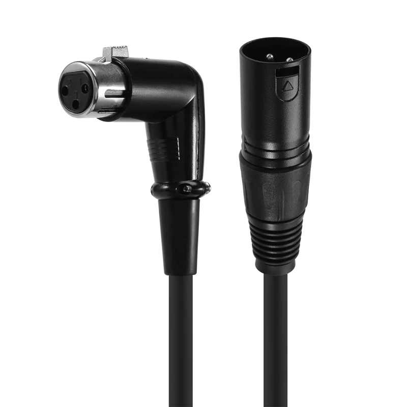 

Кабель XLR для музыкального микрофона, звуковой кабель, штекер, прямоугольный кабель XLR «Мама-папа», 6 футов