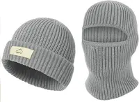 Зимняя шапка-маска 2 в 1, шапка Барка Рафа, полная защита лица, лыжная тактическая езда, наушники, шапка, вязаный головной убор унисекс