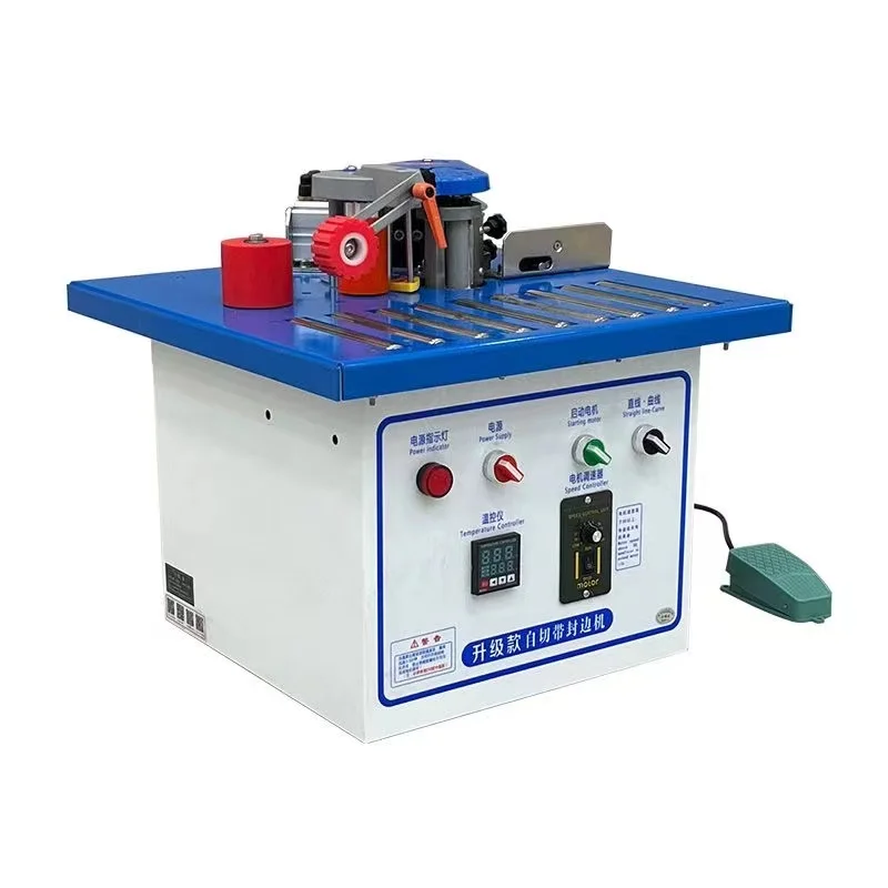 

New 1200W Manual Edge Gluing Machine Double Side Gluing Portable Edge Banding Machine Woodworking Edge Gluing Machine 220V 110v