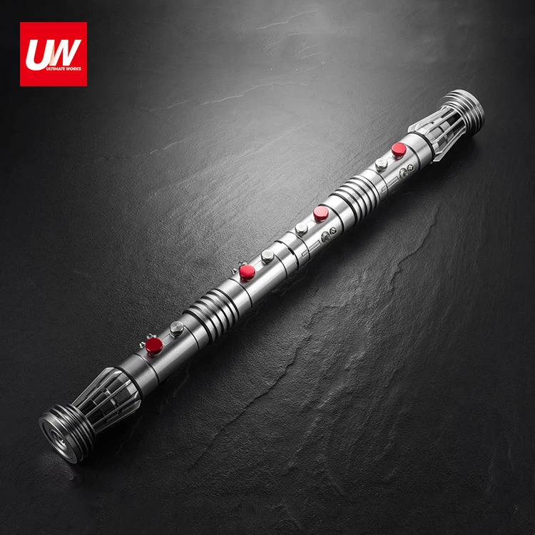 

Ultimate Works Darth Maul V2 Neopixel Lightsaber with Pixel Blade Heavy Dueling laser sword smooth swing cosplay toy kids gifts