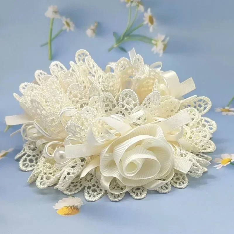 Flower Hairband Scrunchies  Резинки Для Волос Со Стразами  Rhomo  Pack   Hair Tie Para Cabello  스프링머리끈  Accesorios Mujer