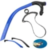 Diving Snorkel Swimming Silicone Front Breath Tube Swimmer's Snorkel for Training Swimming Diving Pool Diving Snorkels 1